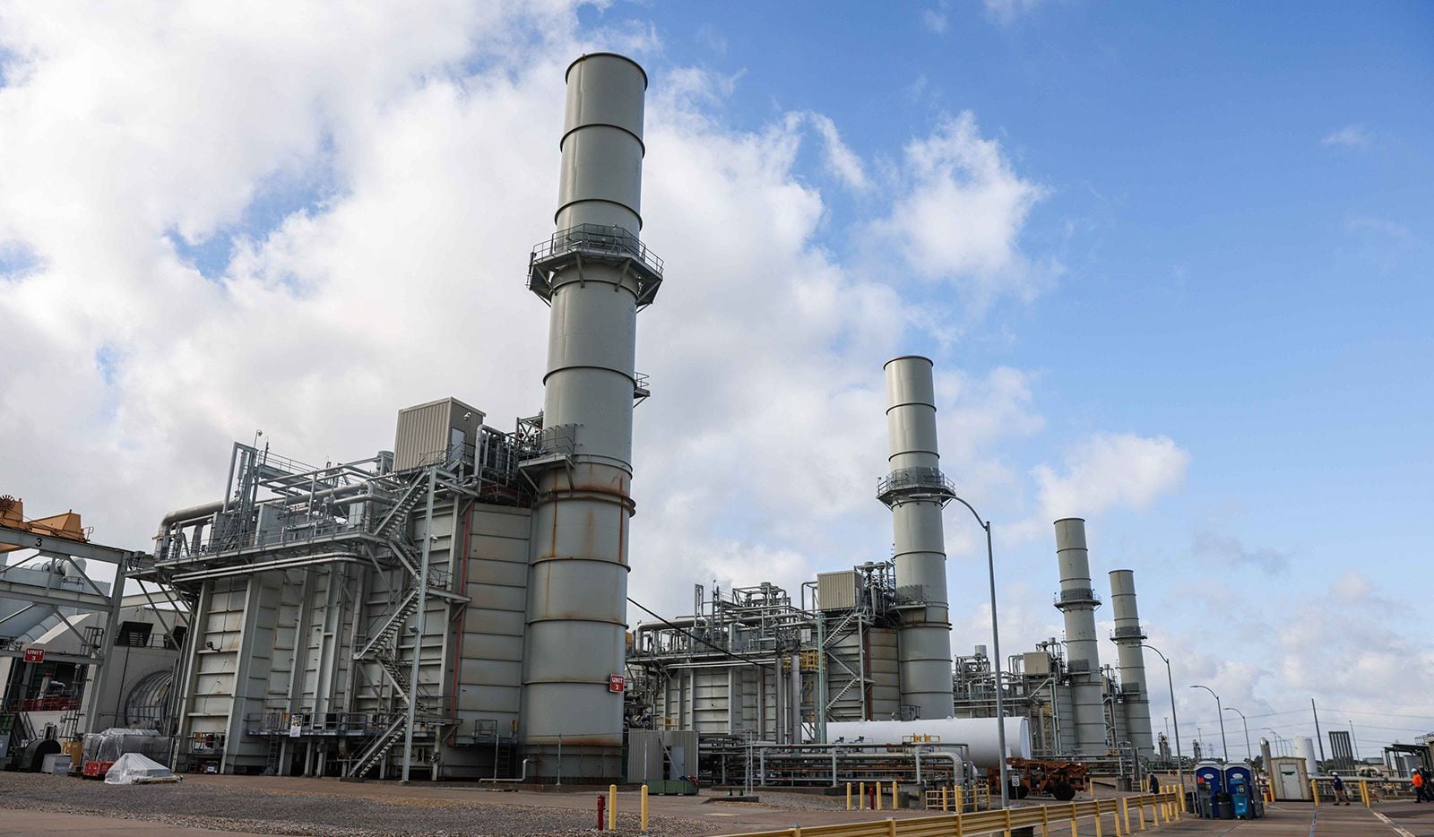 Natural gas-powered plants, including this one in Midlothian, account for a higher share of...