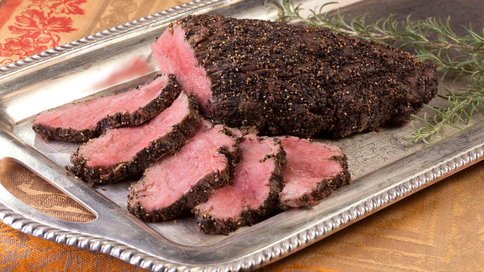 Perini Ranch's mesquite-smoked peppered beef tenderloin is one of Oprah's Favorite Things in...