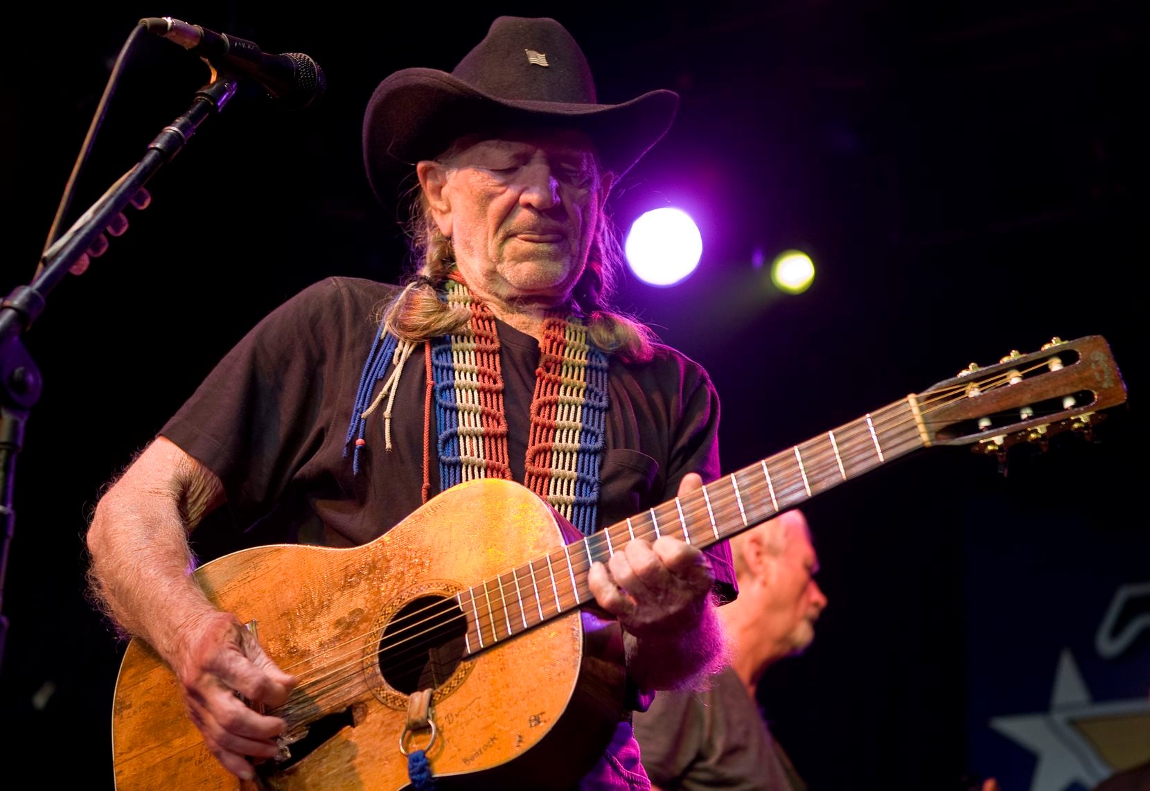 Willie Nelson performed at Billy Bob's Texas in Fort Worth on July 4, 2011, during Willie's...