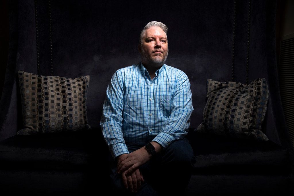 Brian Nesbitt, 48, poses for a photograph at the Warwick Melrose - Dallas on Friday, Jan. 4, 2019. Nesbitt went through conversion therapy in the 1990s. Conversion therapy is the practice of trying to change an individual's sexual orientation through psychological or religious interventions.