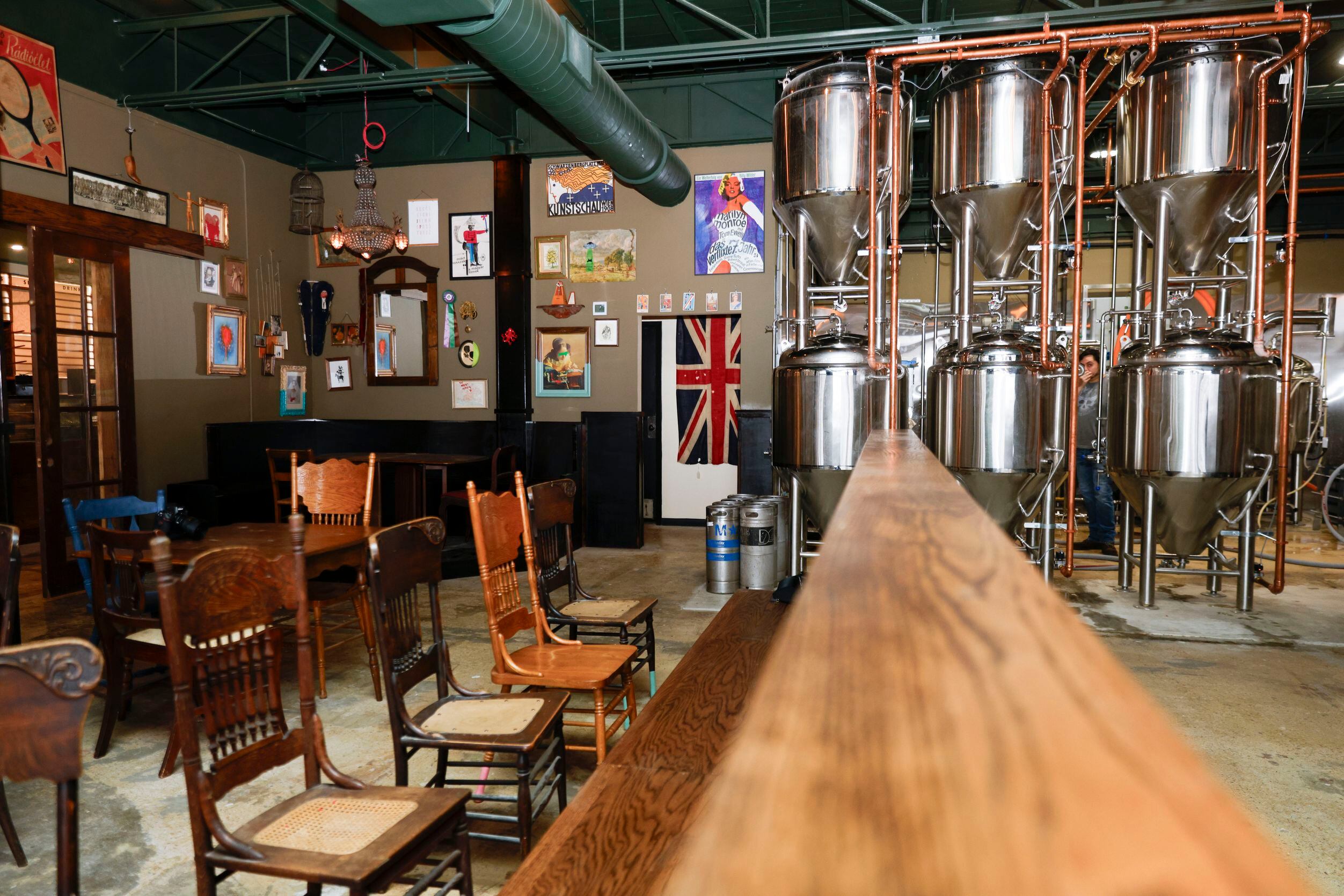 Interior of Jaquval, Brewing co. and Gastropub, on Thursday, Nov. 30, 2023, in Dallas. 