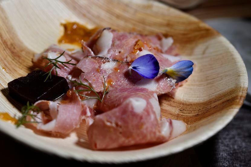 Smoked ham was one of the dishes prepared during the Cochon555 culinary competition in 2018.