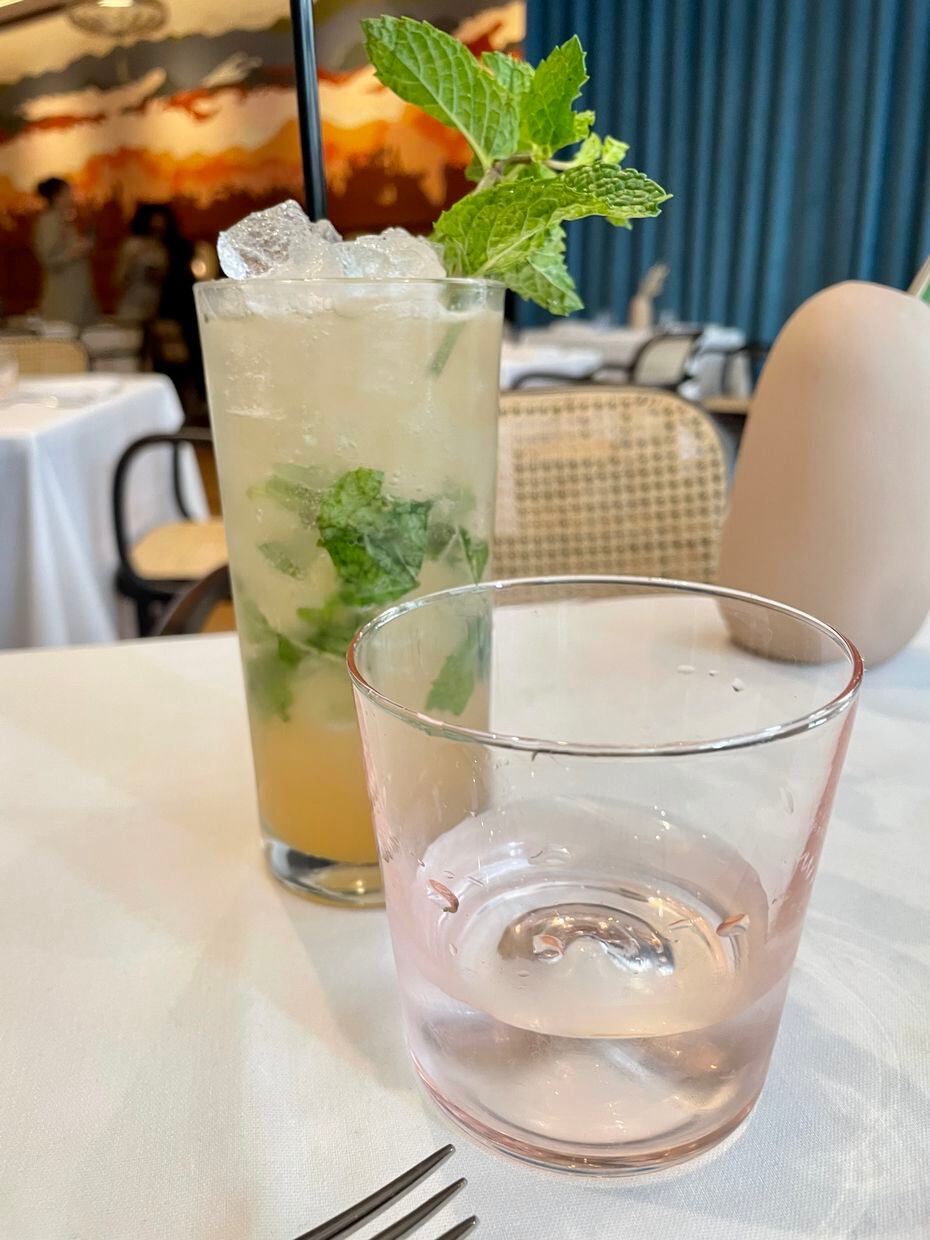 The Pompelmo mocktail at Sassetta is made with grapefruit, lemon, honey, mint and soda.