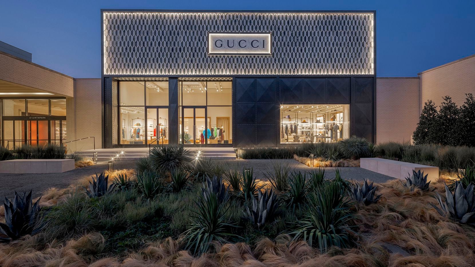 Gucci reopened at Dallas' NorthPark shopping center in a space about twice the size of its...
