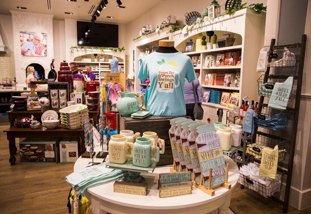 Products are on display at a new location of Paula Deen's Family Kitchen restaurant and...