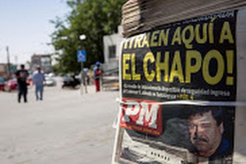 “Traen aquí a El Chapo”, dice un titular de un diario en Ciudad Juárez (ESPECIAL PARA...