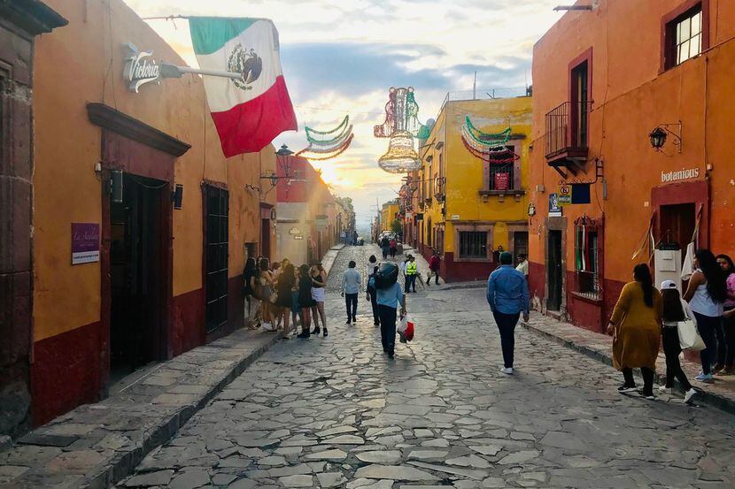 Vsitors flock annaully to the festival in San Miguel de Allende, known as Sanmiguelada, on...