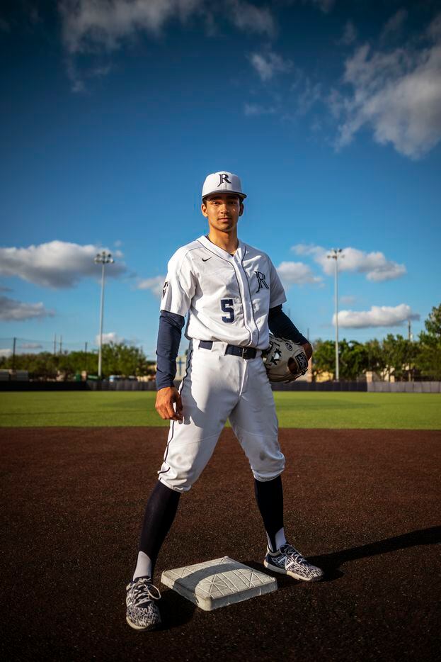 Jesuit senior shortstop Jordan Lawlar, 18, on the baseball field of the Jesuit Rangers on the campus of Jesuit College Preparatory School of Dallas, on Tuesday, May 04, 2021.