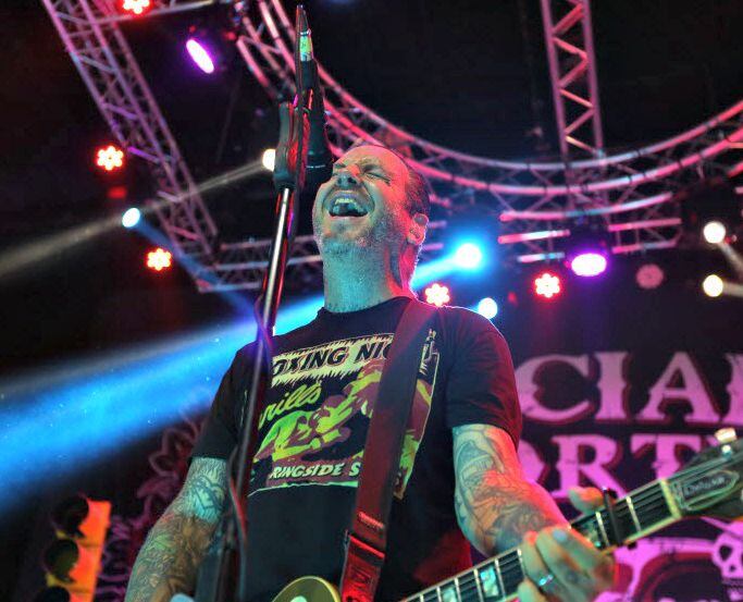 Mike Ness and Social Distortion perform at Gas Monkey Live on its opening night Saturday...