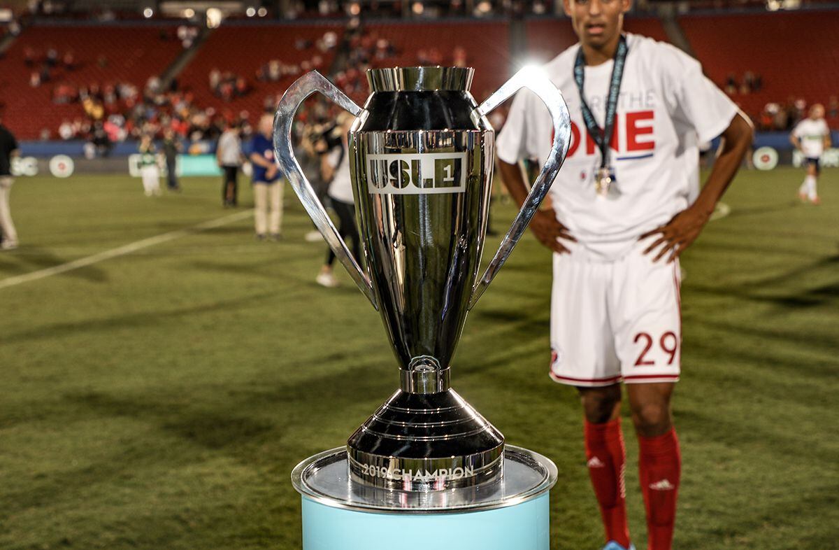 Bryan Reynolds of FC Dallas and North Texas SC has his eye on the USL League One...