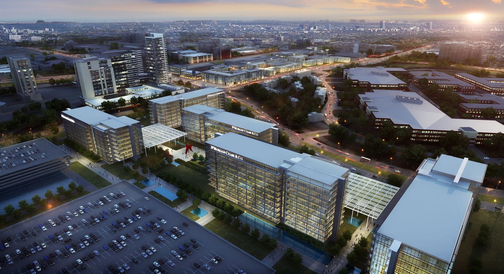 Chase eyes expansion of its huge campus in Plano's Legacy West