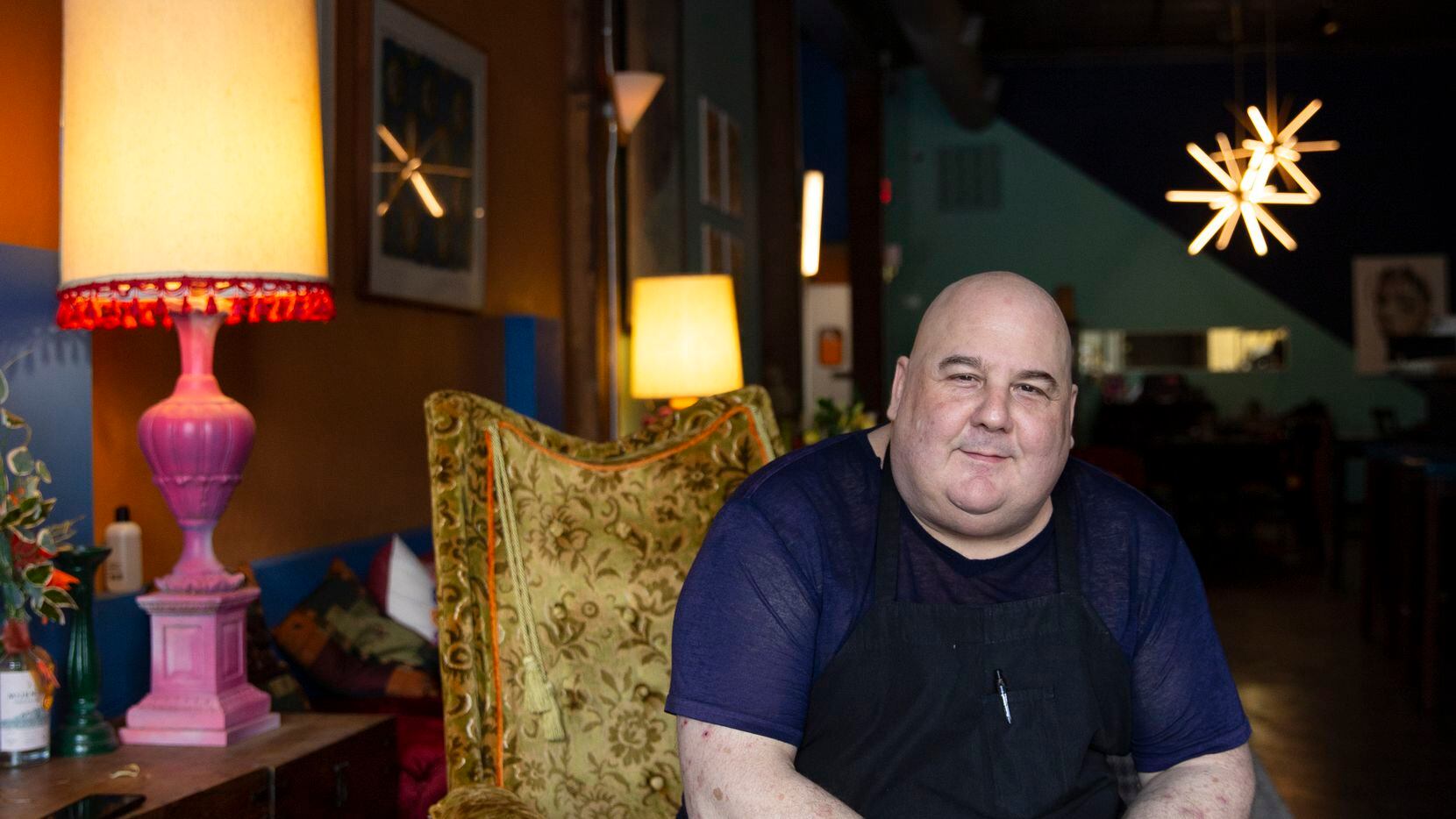 Owner Peter Tarantino of Tarantino's Cicchetti Bar, poses for a photograph in his restaurant...