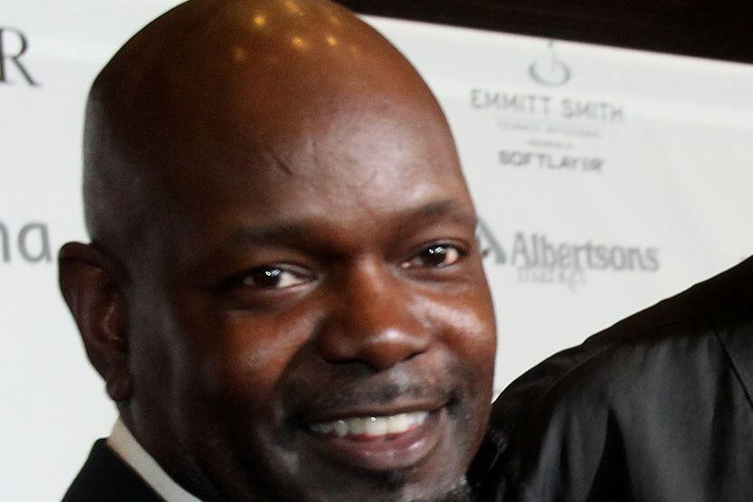 Former Dallas Cowboys running back Emmitt Smith is pictured at the Emmitt Smith Celebrity...