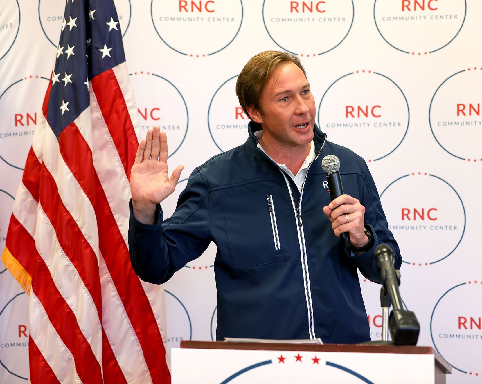 Republican National Committee opens community center in Dallas area.  Tommy Hicks Jr, co-chair of the Republican National Committee.  (Steve Nurenberg / Special Contributor)