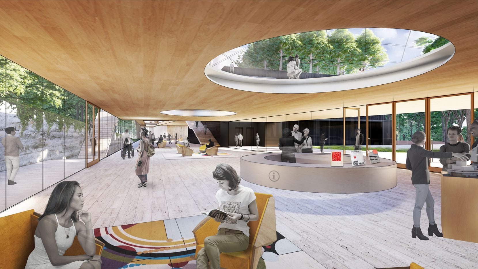 A new, subterranean lobby would be the most significant alteration to the theater. It would...