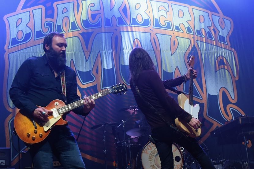Benji Shanks joins Brit Turner and Charlie Starr of Blackberry Smoke performs at The...