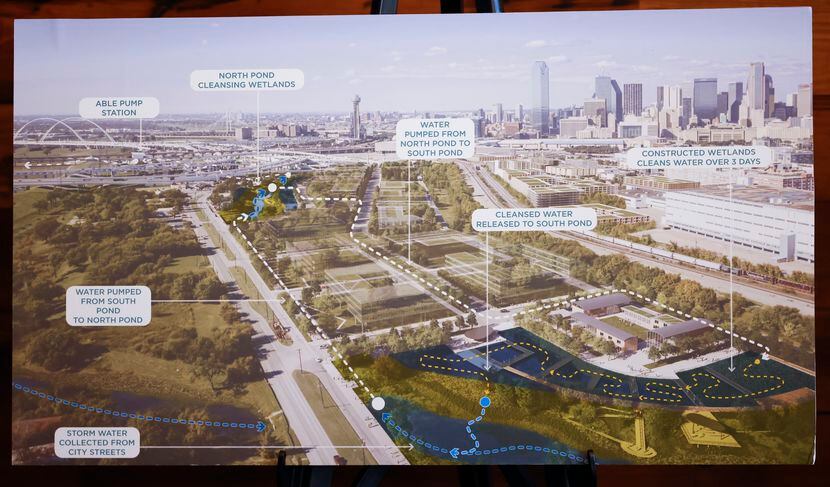 Dallas Water Commons officials say the project will be of particular benefit to the southern...