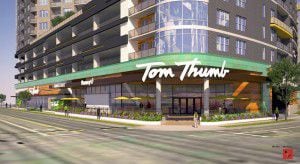  Tom Thumb will occupy the entire ground floor of the 10-story apartment tower. (Greystar)
