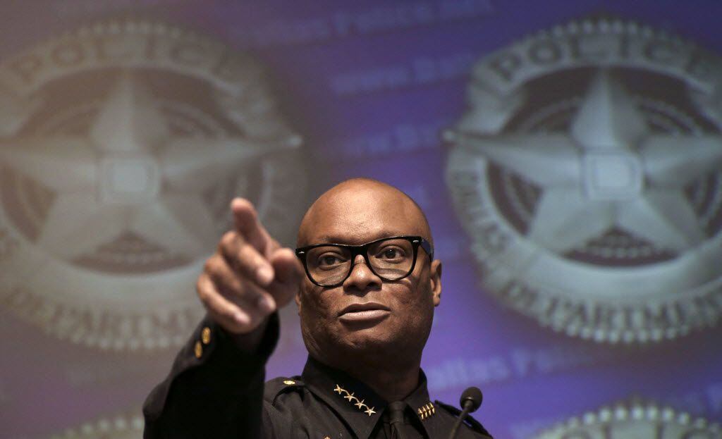 Dallas Police Chief David Brown in October 2013.  (File Photo/The Associated Press)