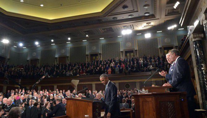 El presidente Barack Obama durante su discurso la noche del martes. (AP/MANDEL NGAN)
