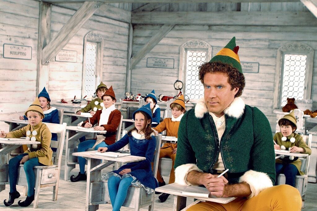 Will Ferrell stars as Buddy in classic holiday flick "Elf."