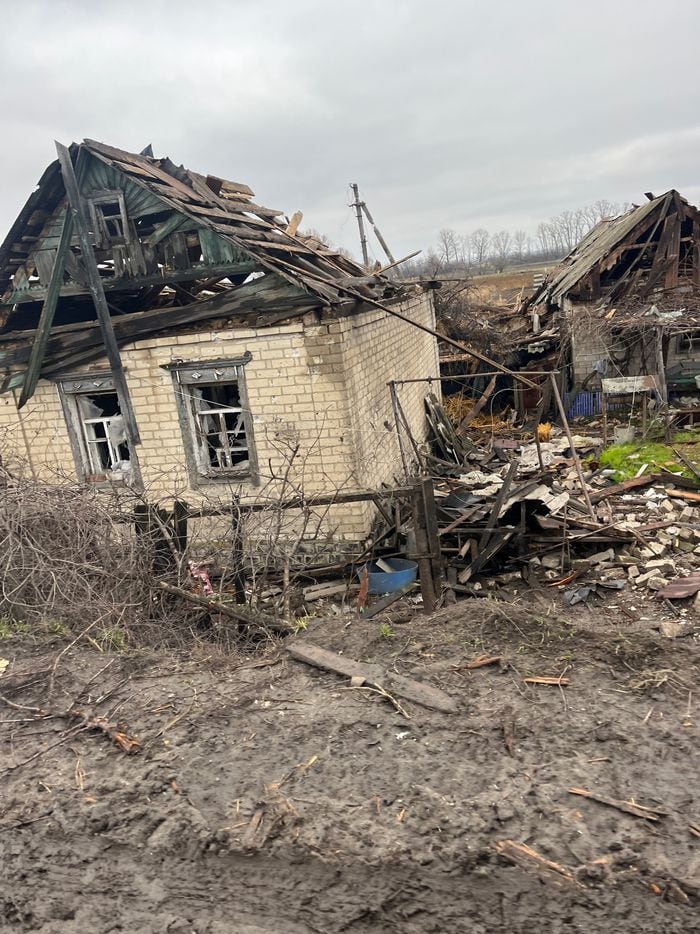 Most dwellings in Bakhmut, Ukraine have been damaged or destroyed by Russian shelling.