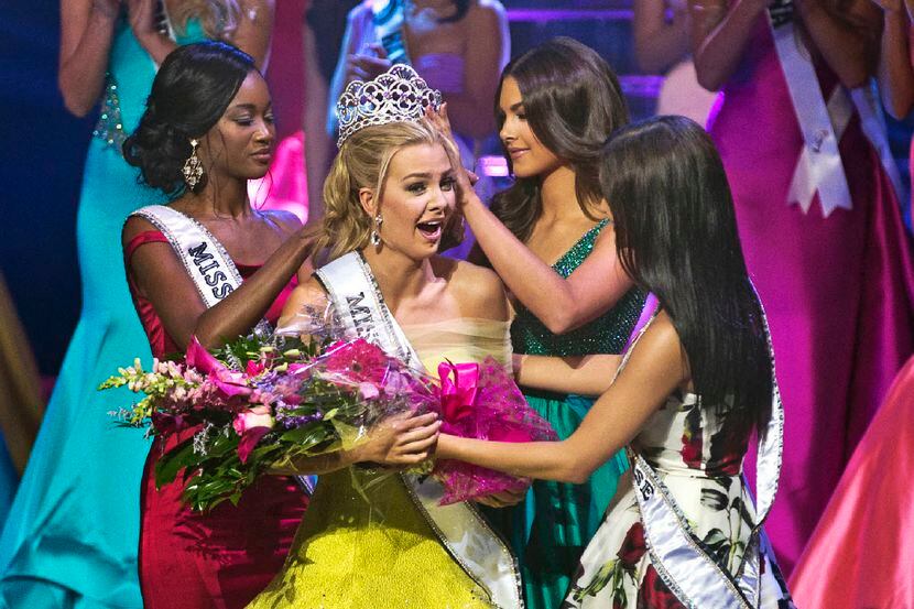  Karlie Hay  fue coronada Miss Teen USA el sábado en Las Vegas. AP
