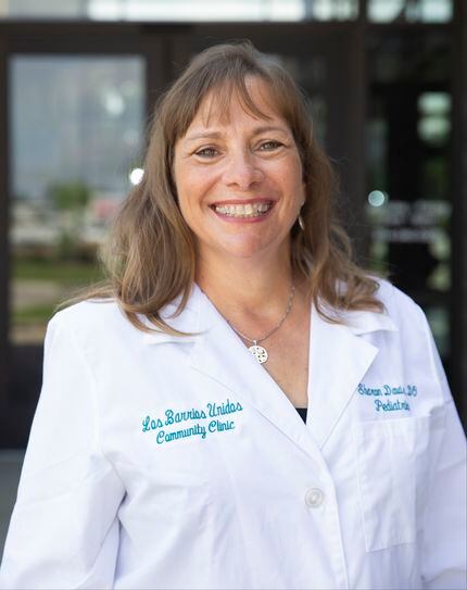 Dr. Sharon Davis, Los Barrios Unidos Community Clinic's medical director, poses for a...