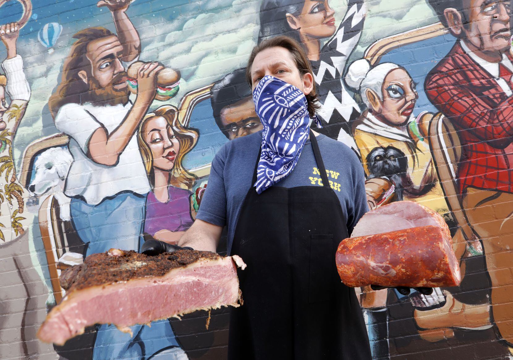 Andrew Kelley poses for a photograph at New York Sub in Dallas, TX, on Nov. 4, 2020. (Jason Janik/Special Contributor)
