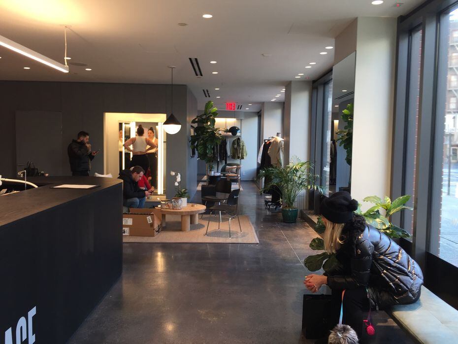 Inside the Nordstrom Local in New York's West Village at 13 Seventh Avenue.