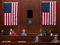 Chair of the House Foreign Affairs Committee Rep. Michael McCaul, R-Texas, top center,...