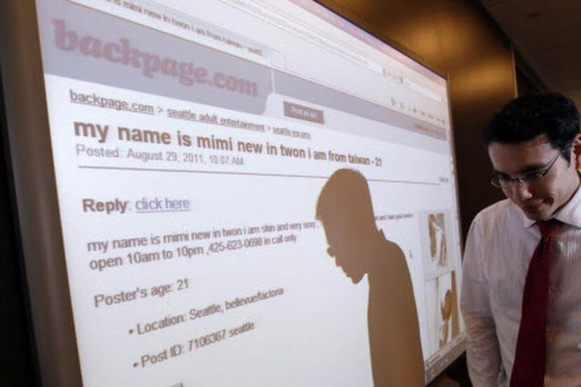 El gobierno llevaba años investigando a Backpage.com, un sitio que habría permitido el...