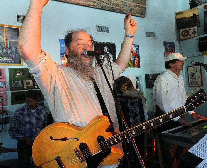 Austin-based band Shinyribs plays country blues rock music in Dallas on April 20, 2013.