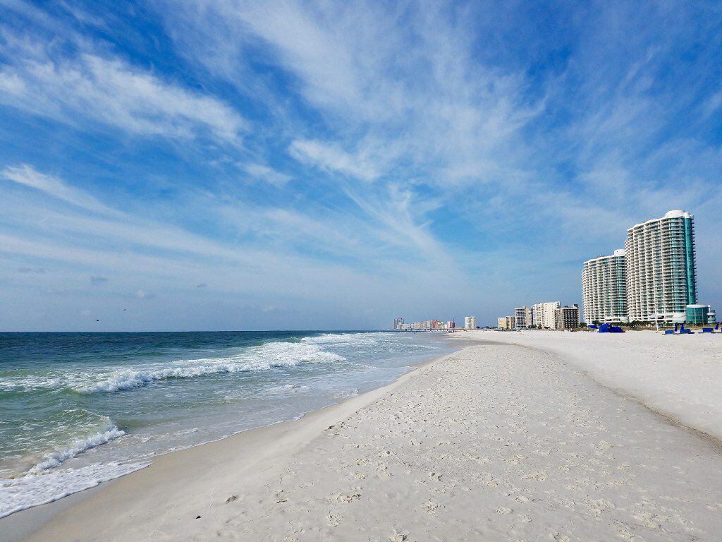 An expanse of fluffy, bright white sand makes Alabama's 32 miles of beaches alluring. This...