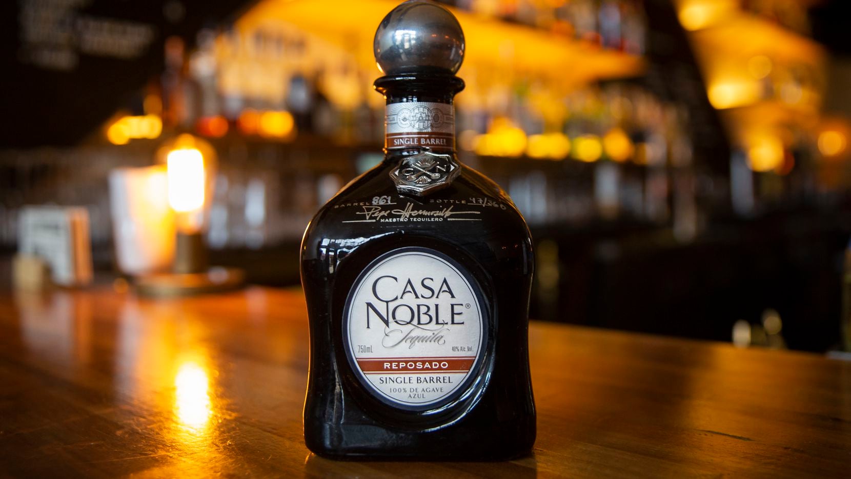 The Casa Noble Reposado Deep Ellum Edition singe barrel tequila at Shoals