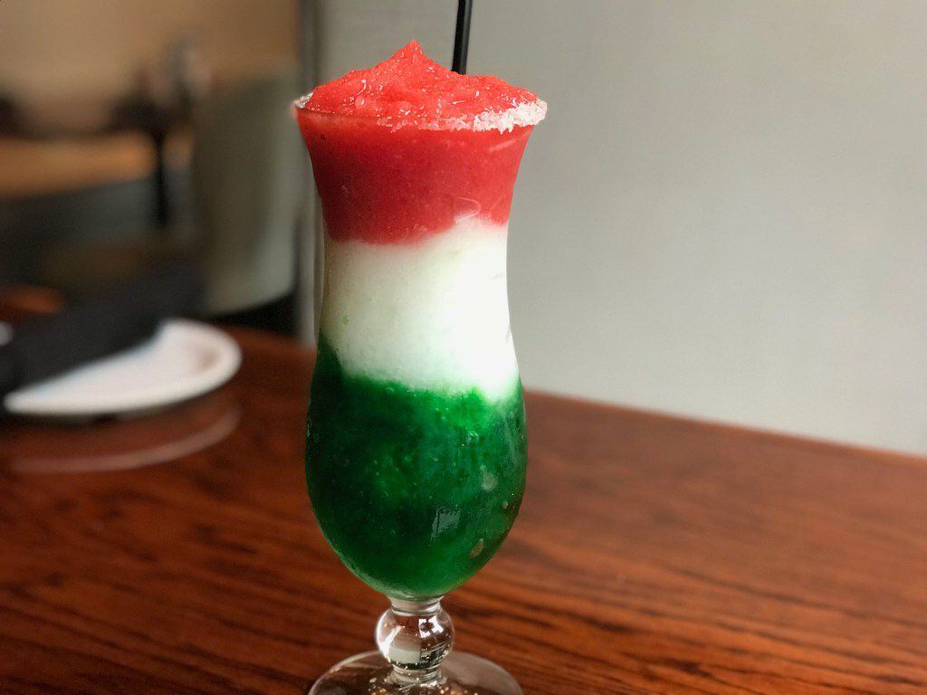 RJ Mexican Cuisine will sell margaritas featuring the colors of the Mexican flag for Cinco de Mayo 2018. 
