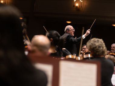 Music director designate Robert Spano conducts the Fort Worth Symphony Orchestra in Jennifer...