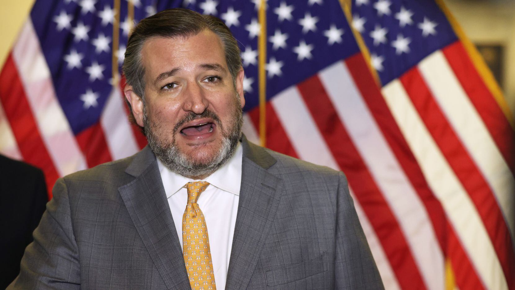El senador Ted Cruz fue acusado de sedición los días después de la insurrección del Capitolio.