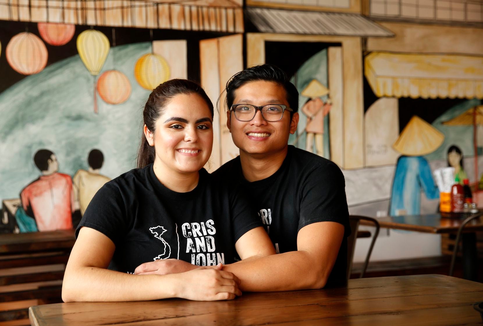 Owners John and Cristina Pham, shown at their Cris and John - Vietnamese Street Food restaurant in Far North Dallas in February 2018.