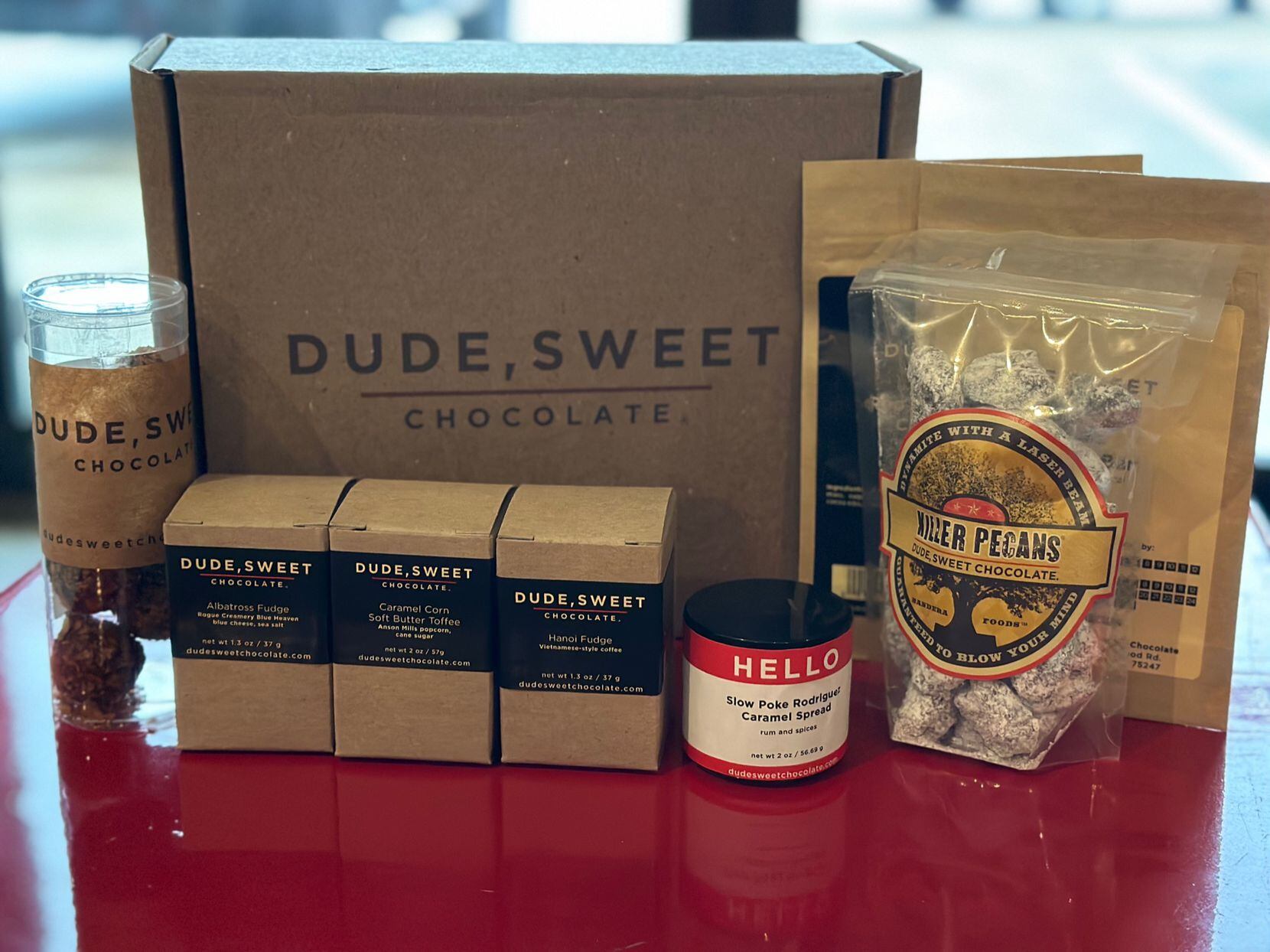 Dude, Sweet Chocolate offers a variety of gift boxes for the holidays.