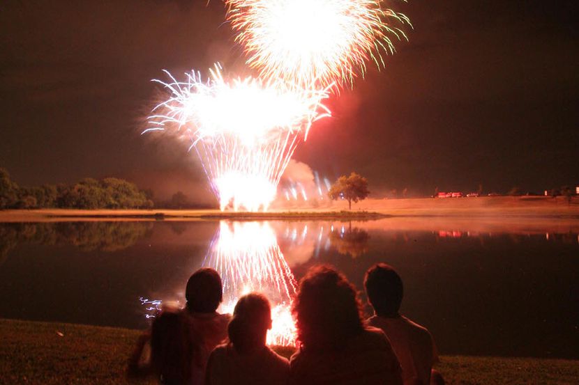 Thousands of people were treated to a fireworks show at Breckinridge Park in Richardson as...