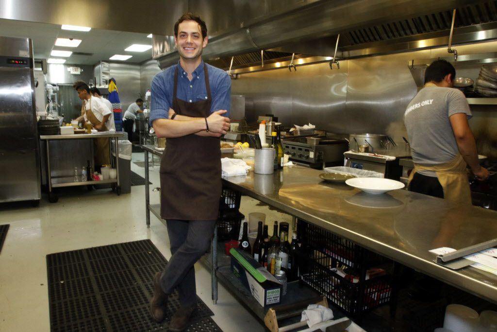 Chef-owner Julian Barsotti in his kitchen at Nonna