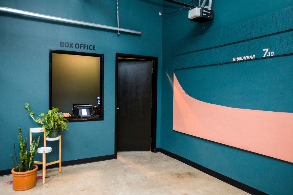The box office at The Grand Berry Theater, a new independent movie theater, on Friday, August 23, 2019 in Fort Worth. 