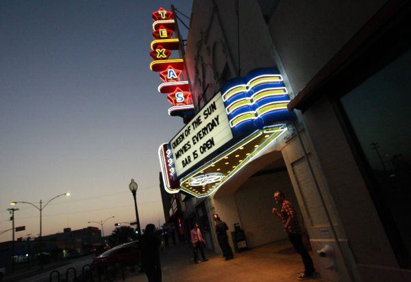 The Texas Theatre on Jefferson Street in Oak Cliff