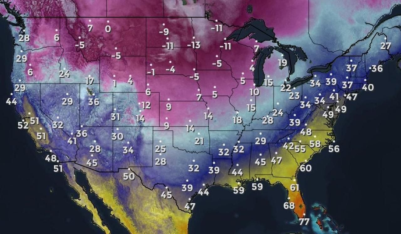 Frente frío podría traer aguanieve al norte de Texas en los próximos días