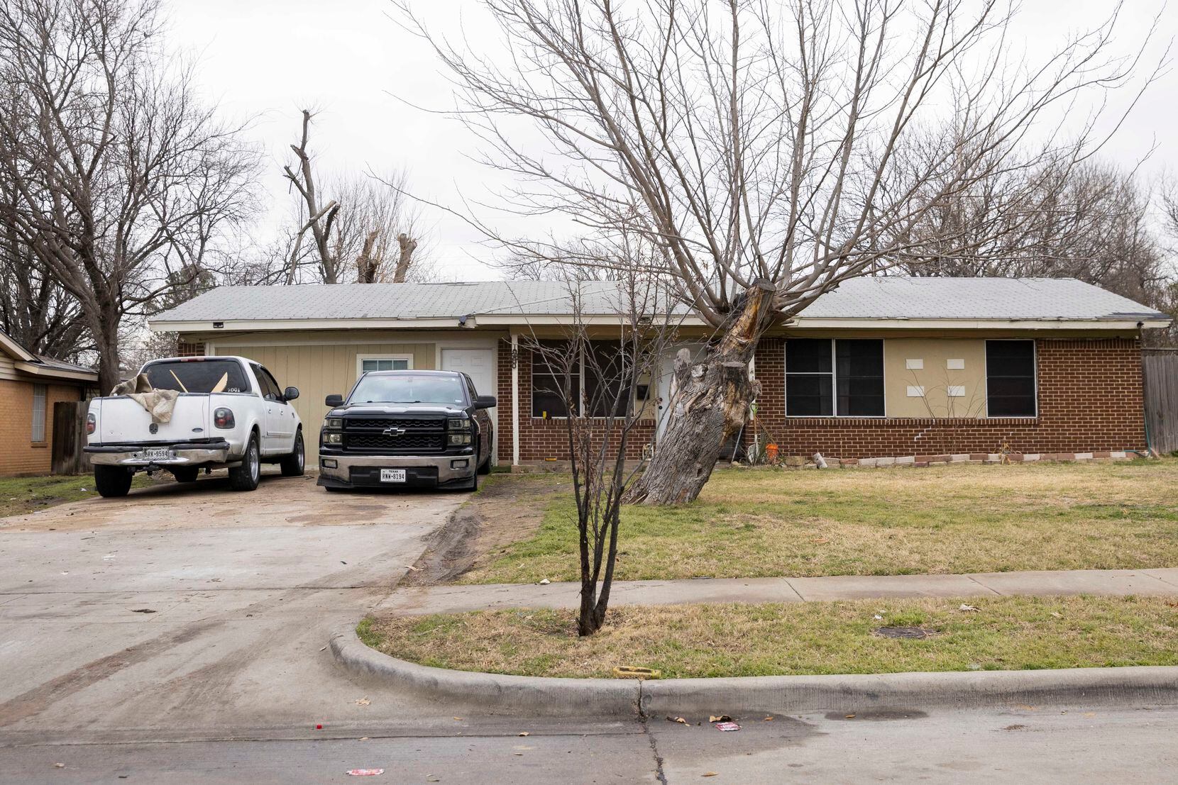 The exterior of 1823 Highland Drive photographed on Monday, Feb. 6, 2023, in Carrollton....