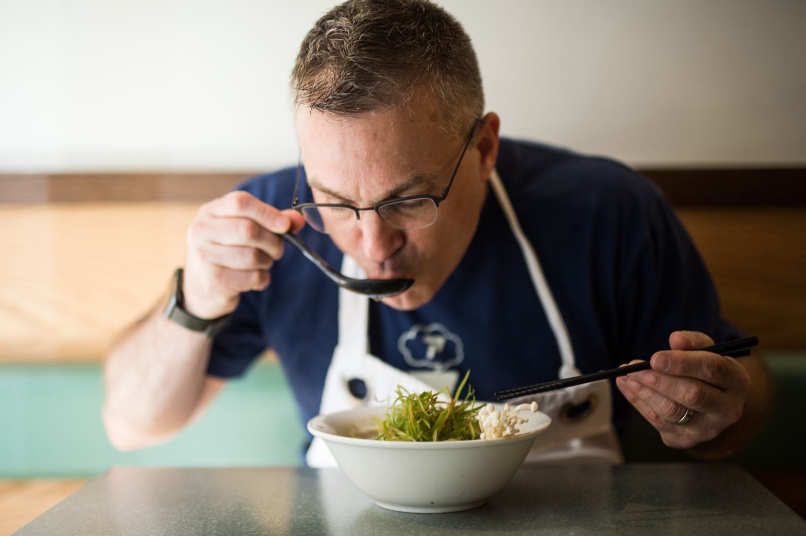 Chef Ivan Orkin opened his first ramen shop in Tokyo. "This move seemed destined for failure...