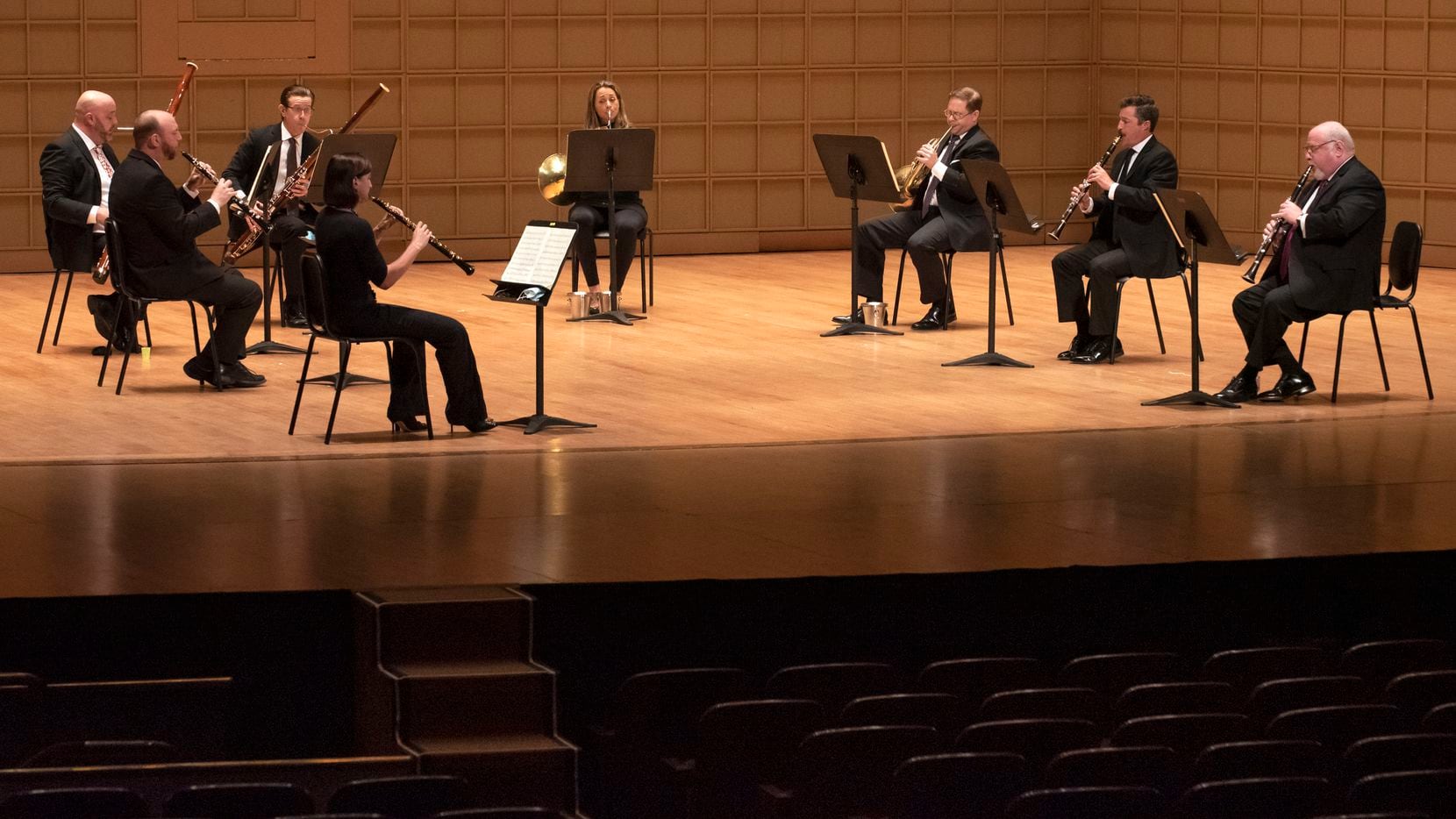 The Dallas Symphony Orchestra performs Mozart Serenade in C minor, K. 388 for wind octet,...