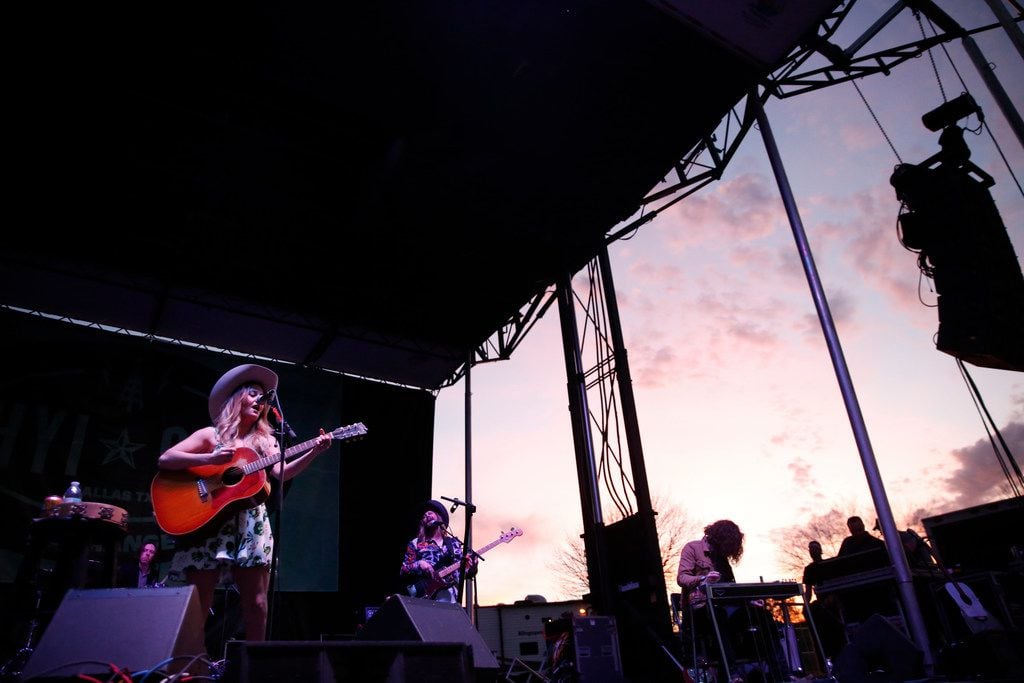 Margo Price performs at the Toyota Texas Music Revolution at Oak Point Park in Plano, Texas...