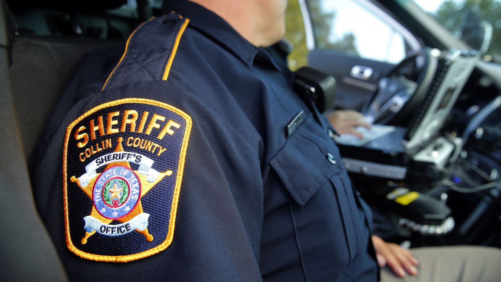Collin County Sheriff's Dept. deputies patrol Collin County, Texas, Tuesday, July 11, 2017.